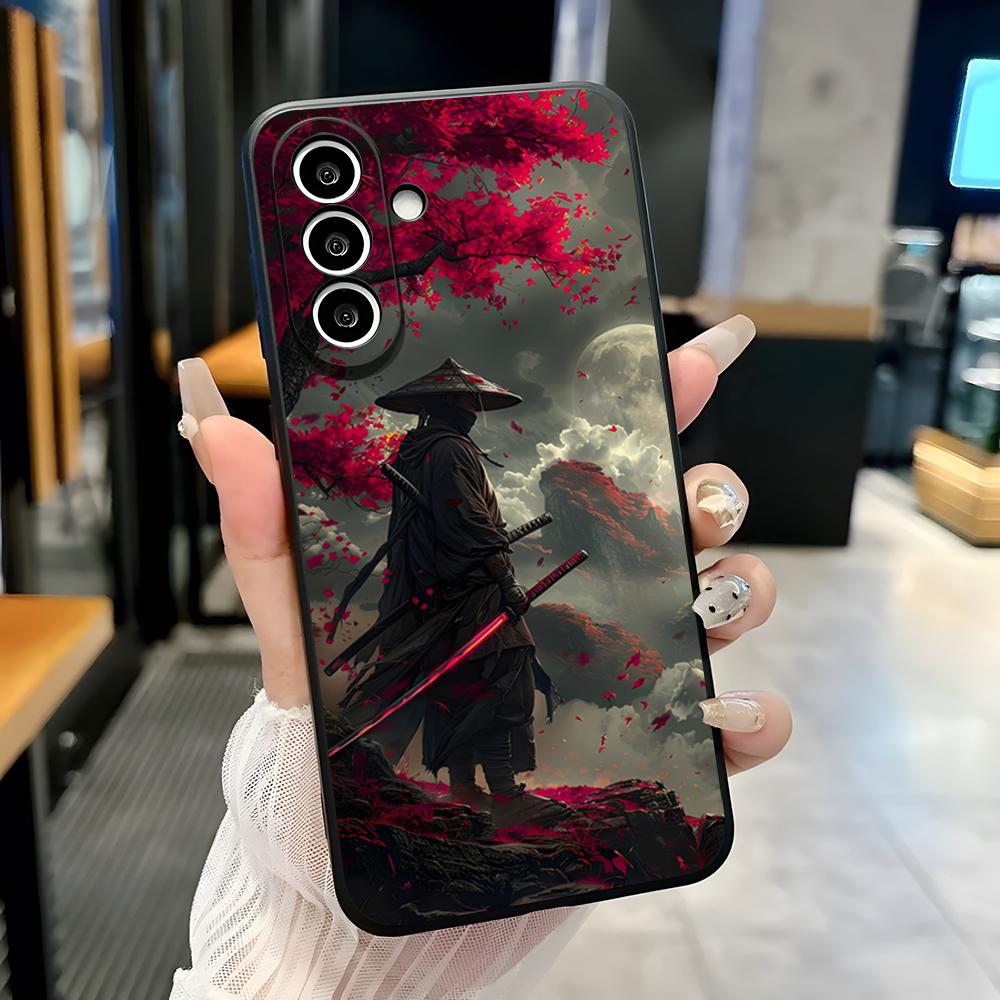 

Japanese Bushido Samurai Phone Case For Samsung A25 A13 A33 5G A54 A36 A35 A56 A52 A14 Shockproof Soft Cover Samsung A56