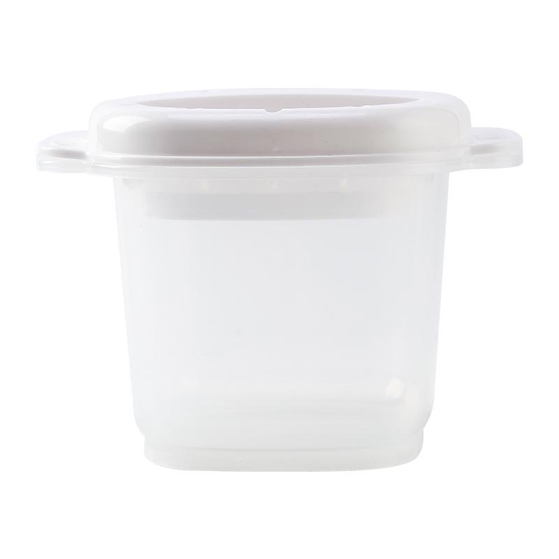 Transparent Microwave Rice Cooker & Draining Box for Office Meal Prep