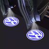 4 Stück Auto Tür Willkommensleuchte LED Kabellos Laser Projektor Logo Nachtlicht für Volkswagen VW Lavida Touran Caddy Käfer Golf Bora