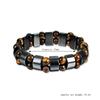 Double Hematite Tiger's Eye Bracelets Men Tiger Eye & Hematite Charm Bracelets for Women Natural Energy Stone Bracelet Jewelry