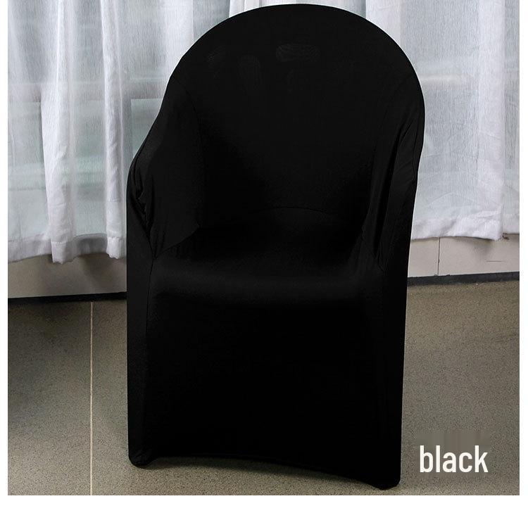 Elastic Outdoor Plastic Armchair Cover for Beach, Wedding, Hotel, and Food Stall – Full Coverage