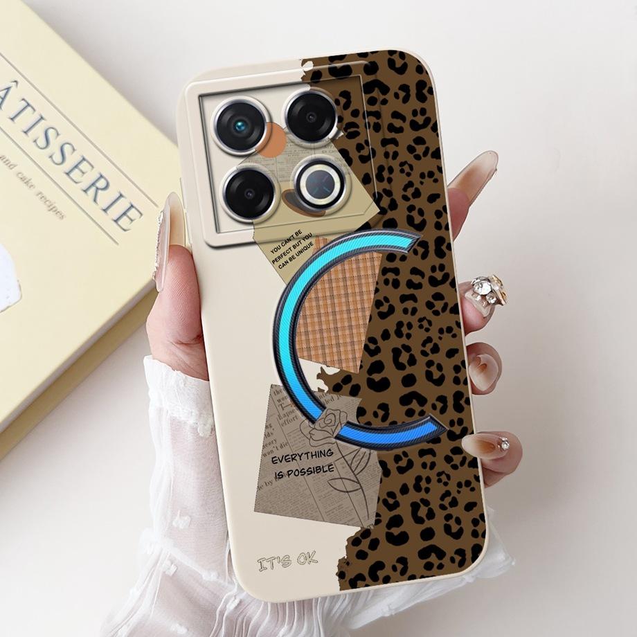 Soft Silicone TPU Matte Funda For Infinix GT 20 Pro / Infinix X6871 GT20Pro Phone Case Back Cover Astronaut Moon Night Painted