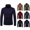 Cotton Thermal Mens Turtle Neck Skivvy Turtleneck Sweaters Stretch Tops Shirt