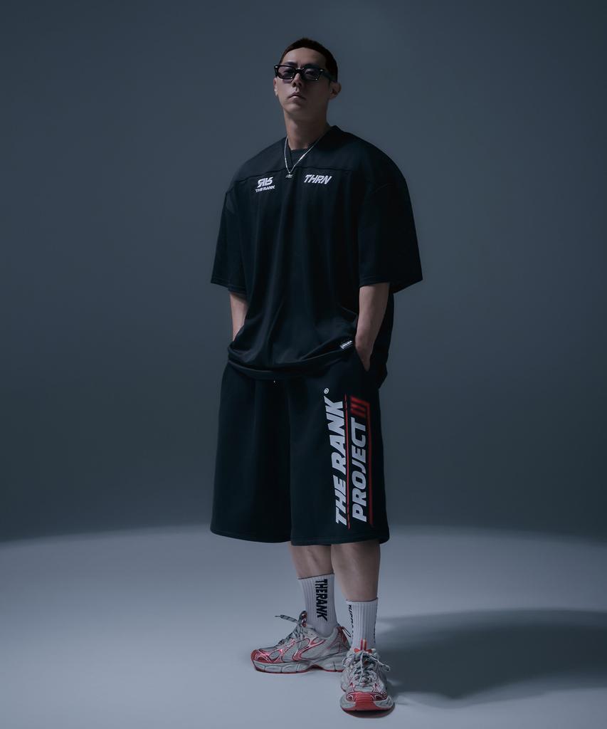 THERANK Circuit Flow Street Bold Pants [Black]