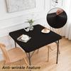 86X86CM Square Table Cover Solid Color Table Protector Soft Stain-Resistant Tablecloth  Party Decor