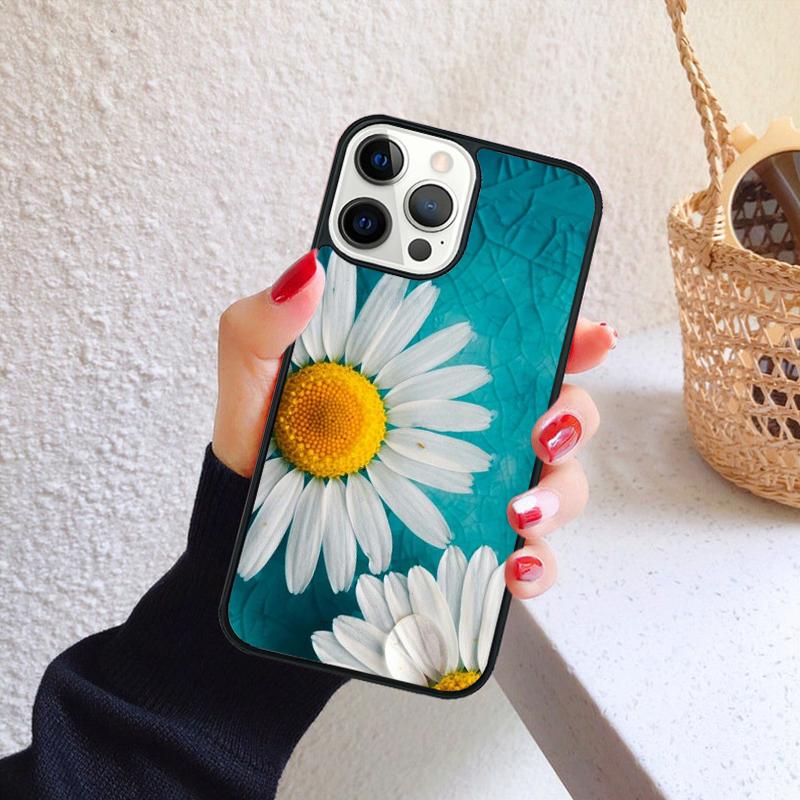 

Daisy Flowers Abstract Floral Phone Case for iPhone 17 Air 16 Coque 15 14 12 13 PLUS 11 PRO MAX Back Cover Fundas iPhone 11pro max