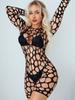 Women Vacation Beach Dress Mesh Babydoll Women'S Erotic Fishnet Mesh Dress See Through Babydoll Bodysuit Lingerie Beachwear