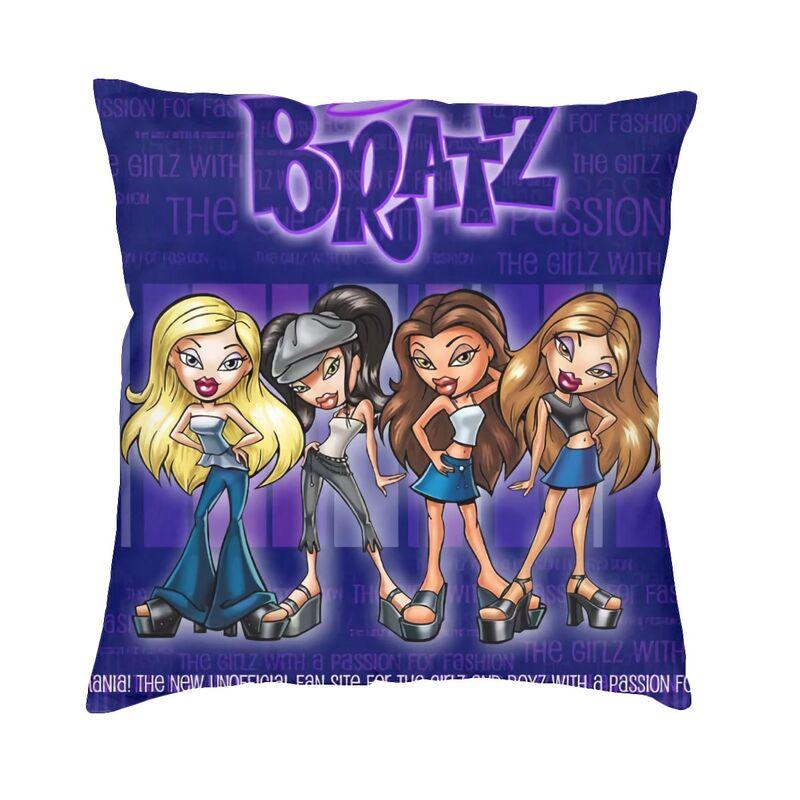Personalized Custom Bratz Rock Angelz Pillow Case 45x45cm Decor Home Anime Manga Tv Nordic Cushion Cover Soft Pillowcase
