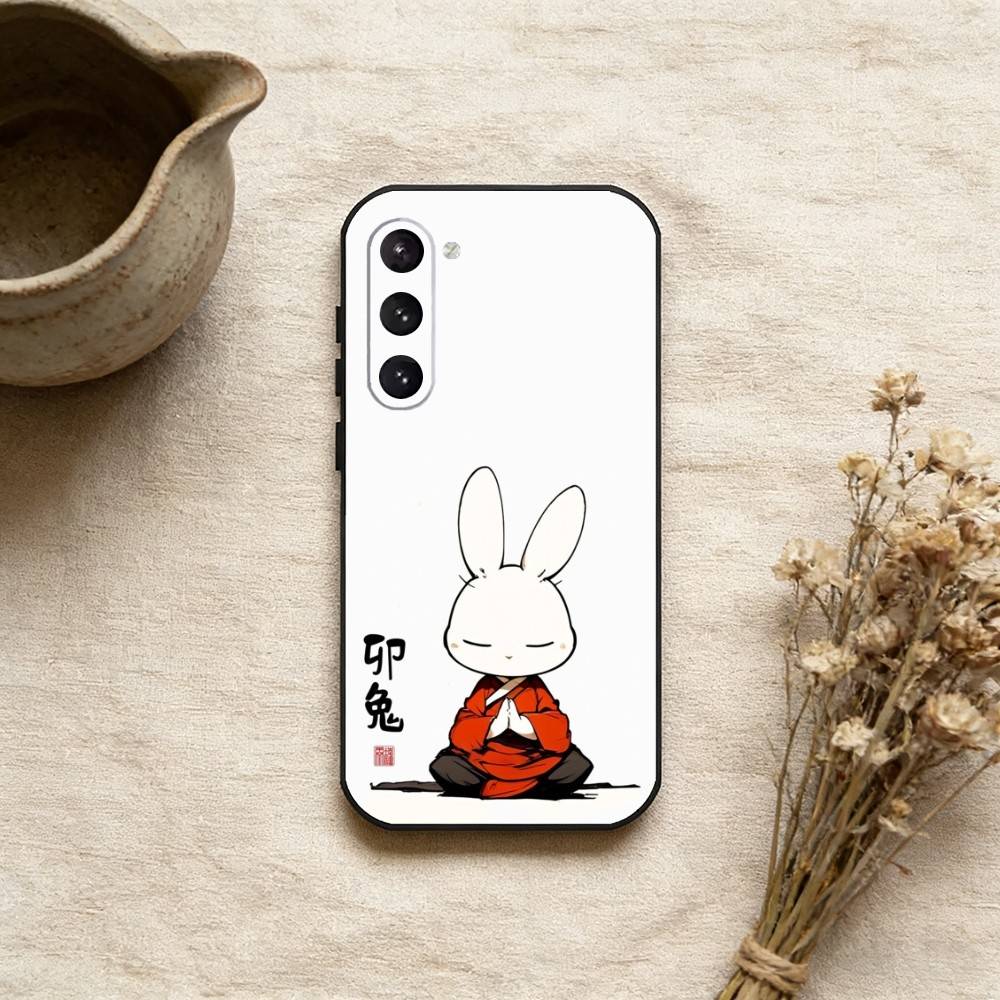 

Cute Chinese Zodiac Phone Case For Samsung Galaxy A73,A72,A71,A70,A52,A51 Others Soft Black Cover Samsung a41