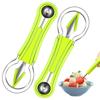 3 stk Vannmelonskivekutter Skje Fruktutskjæringskniv Kutter Fruktfat Fruktgraver Masseparator Kjøkken Hjem Gadgets Verktøy