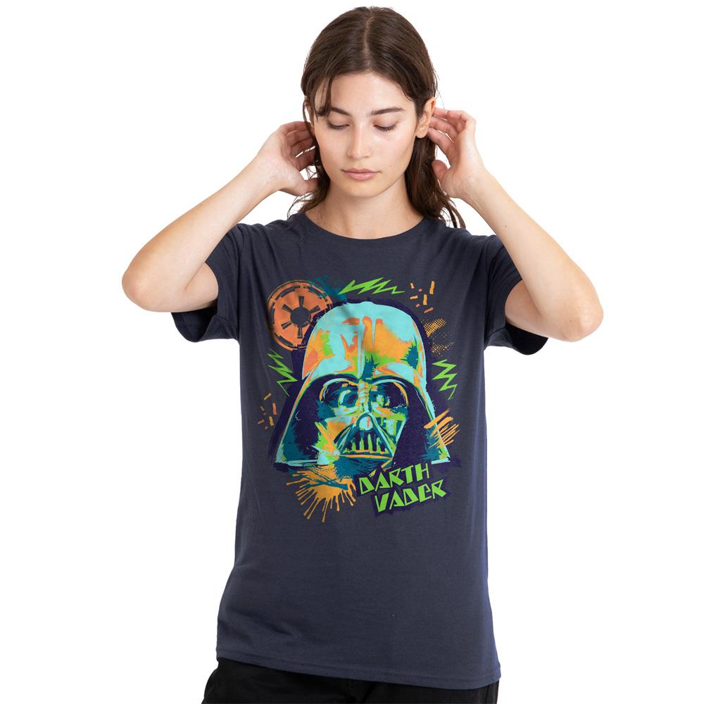 Star Wars Womens/Ladies 90s Darth Vader T-Shirt