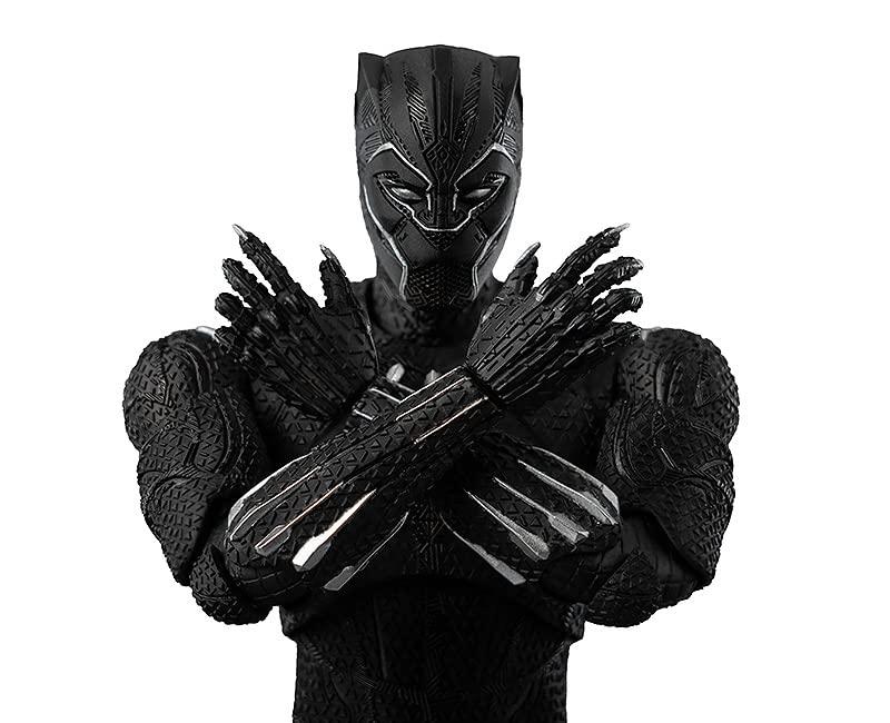 Marvel Studios The Infinity Saga DLX Black Panther 1/12 Scale ABS, PVC, and Zinc Alloy Painted Action Figure