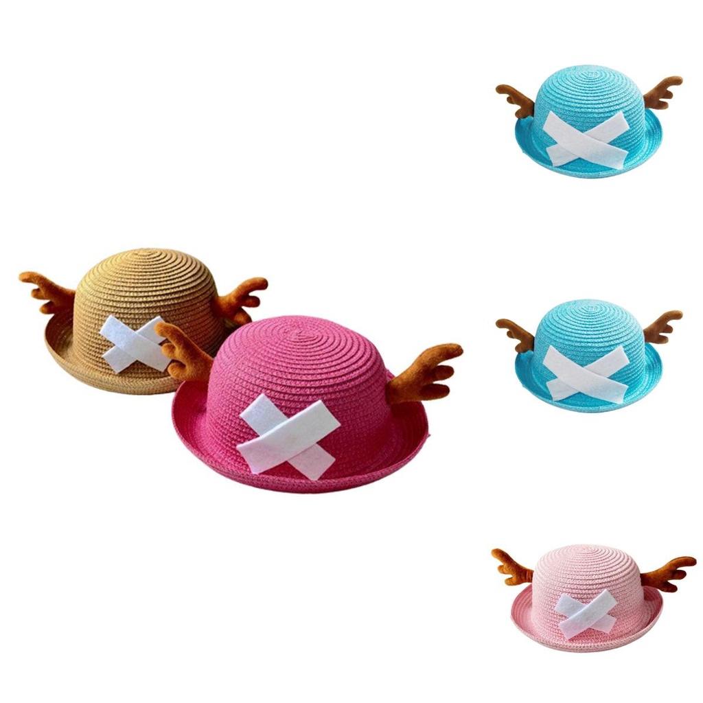 Kolorowy Dwuwymiarowy Kapelusz Kopułowy Chopper z One Piece Jako Rekwizyty do Cosplayu dla Rodziców i Dzieci