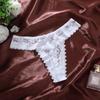 Women Sexy Lace G-String European And American High Quality Underwear BowTransparent Hollow Lace Pattern Women's Lingerie