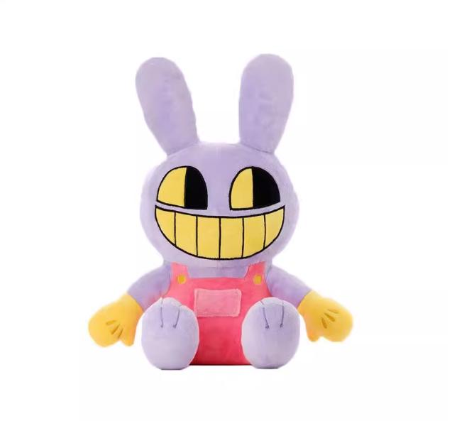 Magical Circus Jax Rabbit Doll Warm Cute Plush Toy Pamney Clown Rag Doll Pillow for Girls Birthday Limited Holiday Gift