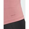 adidas X Les Mills Canotta Sportiva Versatile Traspirante con Stampa Lettere Donna Top Marrone Scuro Rosso JJ3151