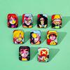 Creative Personality Animation ONE PIECE Metal Badge Riman Surrounding Character Alloy Printing Brooch