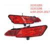 Car Rear Bumper Fog Light Parking Warning Reflector Taillights For Volvo XC60 2014 2015 2016 2017
