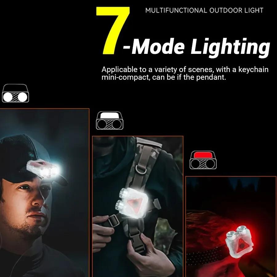 High Strong Power LED Flashlight Tactical Torch USB Rechargeable Zoom Emergency Lights For Outdoor Fishing Work Lighting Lamp