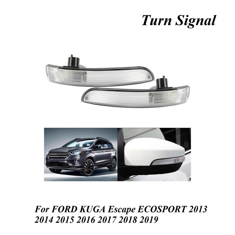 Rearview Side Mirror Turn Signal Light Lamp Repeater For FORD KUGA Escape ECOSPORT 2013 2014 2015 2016 2017 2018