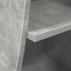 Corner Cabinet 32x32x102cm Engineered Wood Concrete Grey