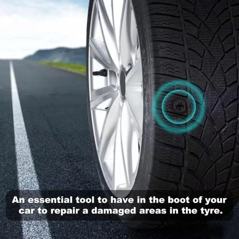 New 10/20/30/40/50PCS Rubber Car Vacuum Tyre Repair Nail Kit Screw in Car Tire Accessorie Tire Repair Rubber Nails Kits