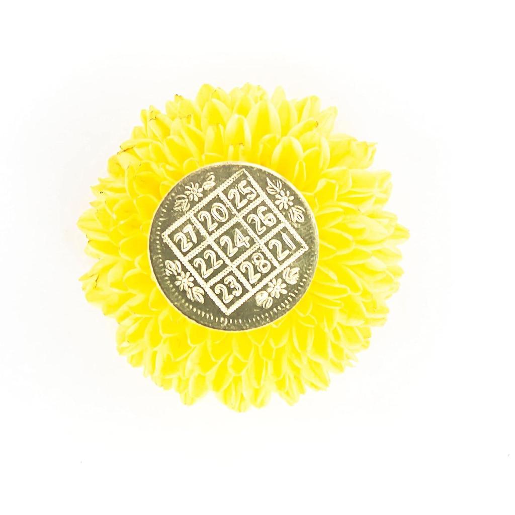 Anciently Lakshmi Kubera Coins 27 Nos Brass | Kubera Pooja Coins