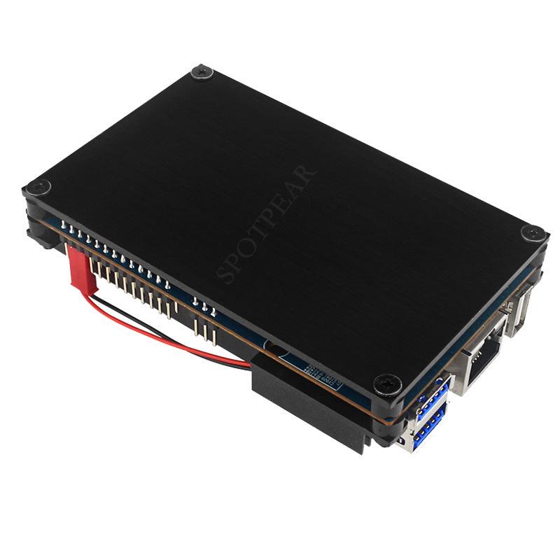 Orange Pi 5/5B Aluminum Case with Cooling Fan