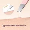 {MAX-66} 4 Pcs Colorful Stainless Steel Tweezer Set For Women And Men's Eyebrows & Eyelashes Comes With Storage Bag