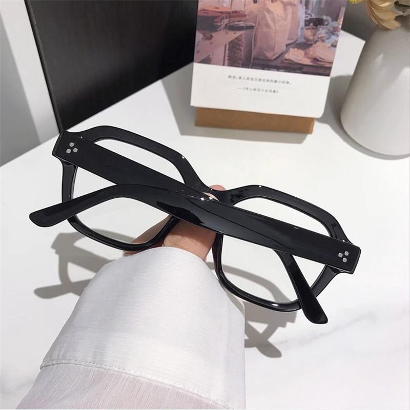 2PCS Vintage Leopard Black Frame Glasses Women Men Anti Blue Light Lens Eyeglasses Spectacles Makeup-free Eyewear Accessory