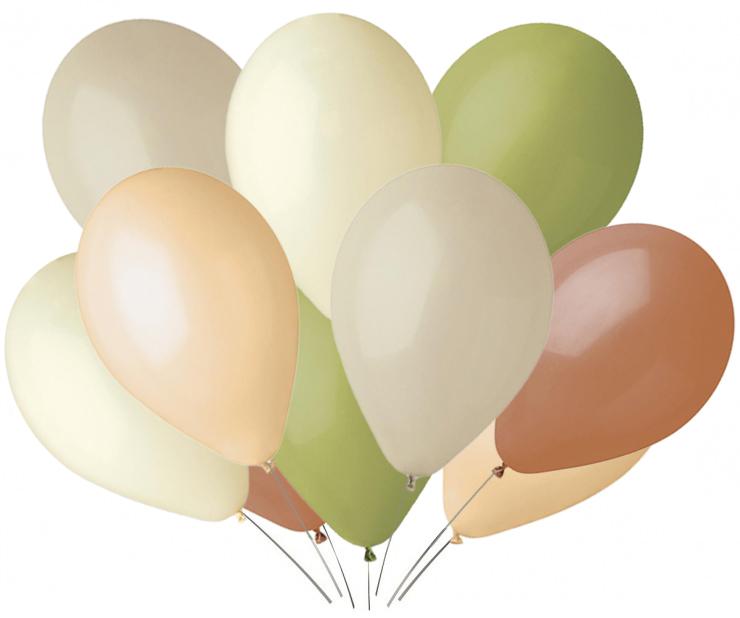 Balony Pastelowe Boho 13Cali 10Szt