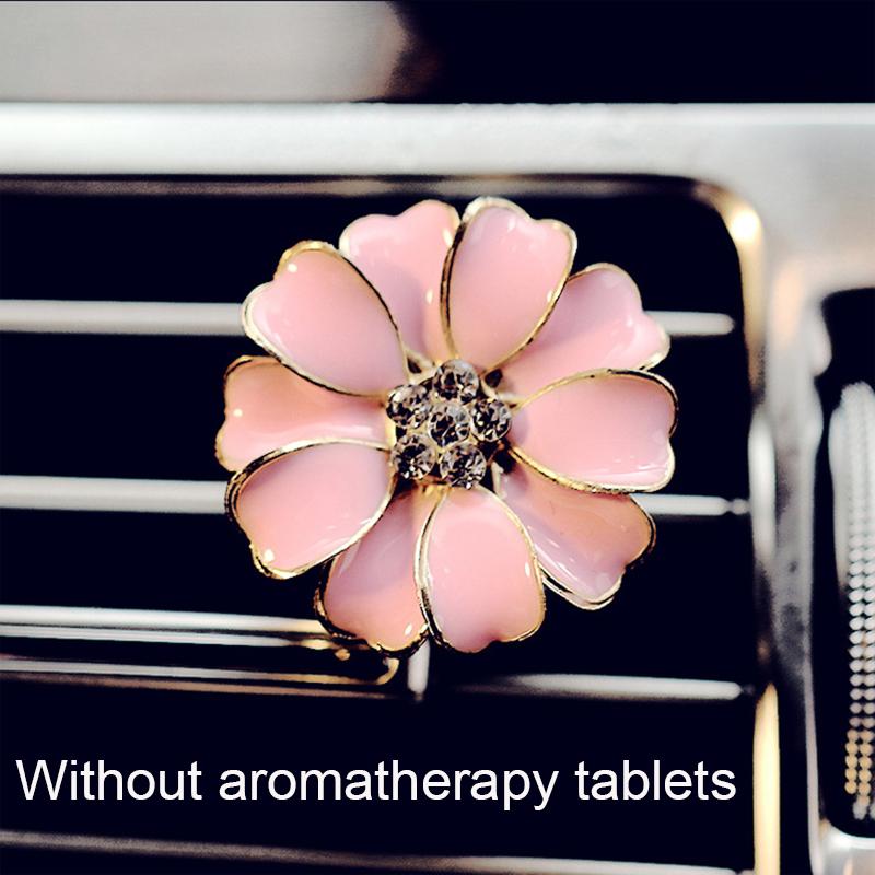 Car Air Outlet Fragrant Perfume Clip Air Freshener Diffuser Universal Exquisite Diamond Car Air Conditioning Air Clip