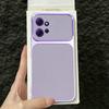 Premium Executive Leather Case for Xiaomi Redmi Note 12 4G Large Window Lens Protector Cover
