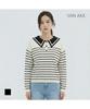 VANAKE Contrast Collar Stripe Knit_Vb34Ktq303Z