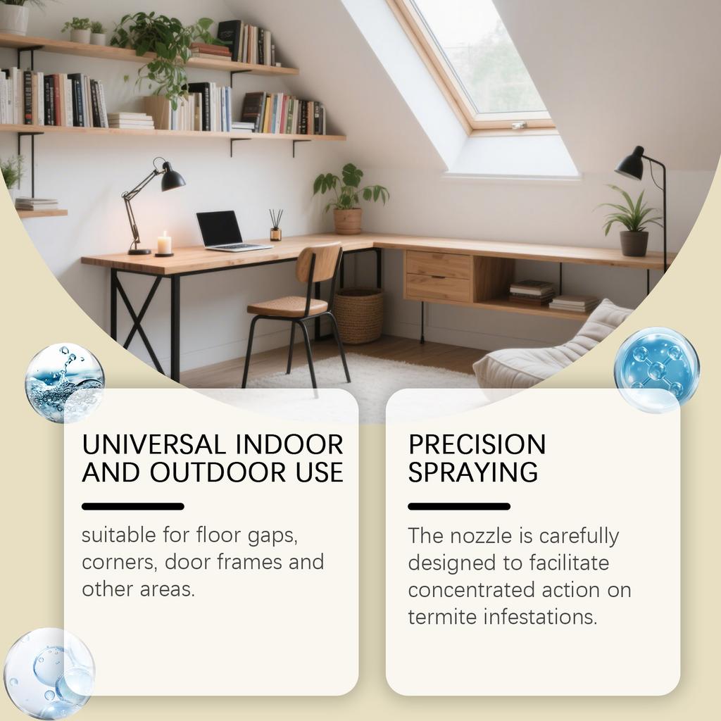 Termite Spray Is Comfortable And Non-irritating To Use, Suitable For Terraces, Balconies And Gardens,50ml