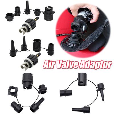 Air Valve Adaptor with Nozzles Inflatable Pump Adapter Air Valve Pump Connector for Inflatable Boat Stand-Up Paddleboard Bed