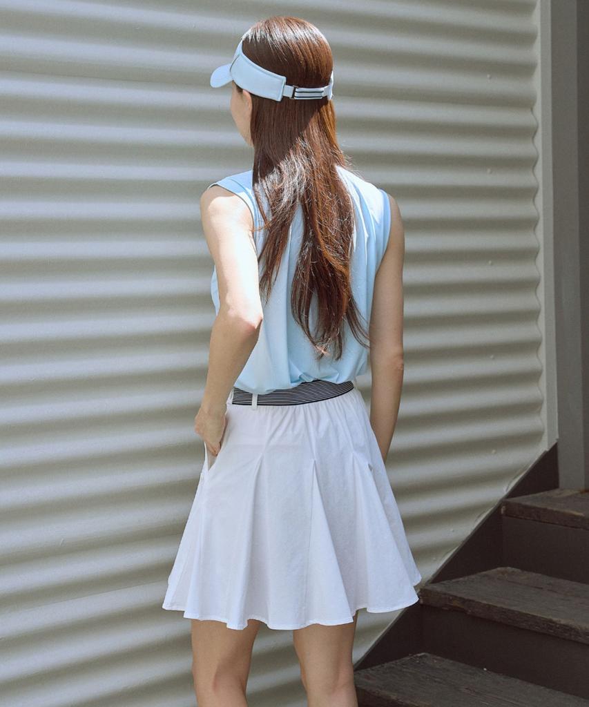 MONDAYFLOW Monthly Swing Skirt_White