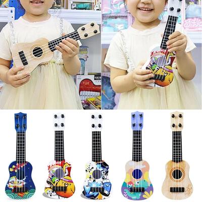 Mini-Ukulele, Gitarrenspielzeug, Verbesserung der Fähigkeiten, klassisches, frühpädagogisches Musikinstrument für Jungen, Mädchen, Kinder, Babys, Weihnachtsgeschenke