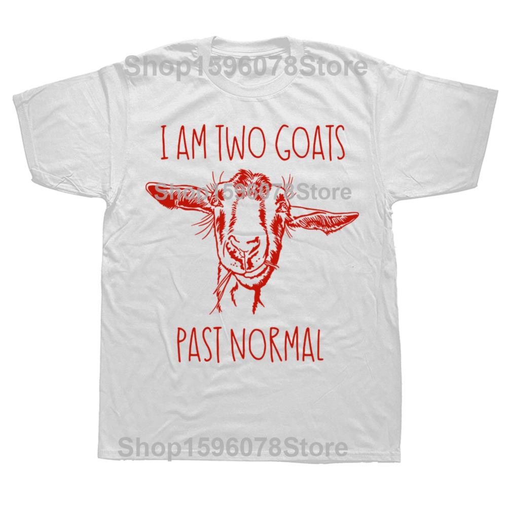 Funny Goat Mom Crazy Goat Lady TShirt Summer Men Women Clothing Fashion T Shirts Cotton Short Sleeve Oversized Tshirt Tops