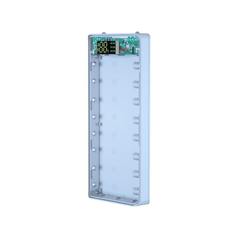 Battery Box High Capacity 8 Slot 18650 Battery Holder Organiser  Easy Assembly For Versatiled Electronic Applications