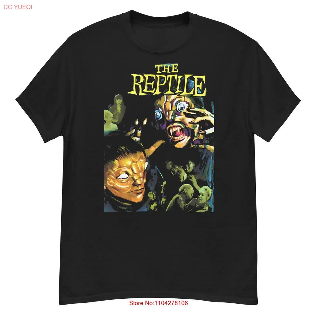 The Reptile Cult Horror Film Fan Art T Shirt Vintage Washed Stretched Versatile Homme Graphic Designer Clothes Breathable
