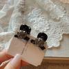 Vintage Mini Claw Clip, Elegant and High-End Rhinestone Bangs and Fringe Hairpin, Headwear Side Hairpin for Women