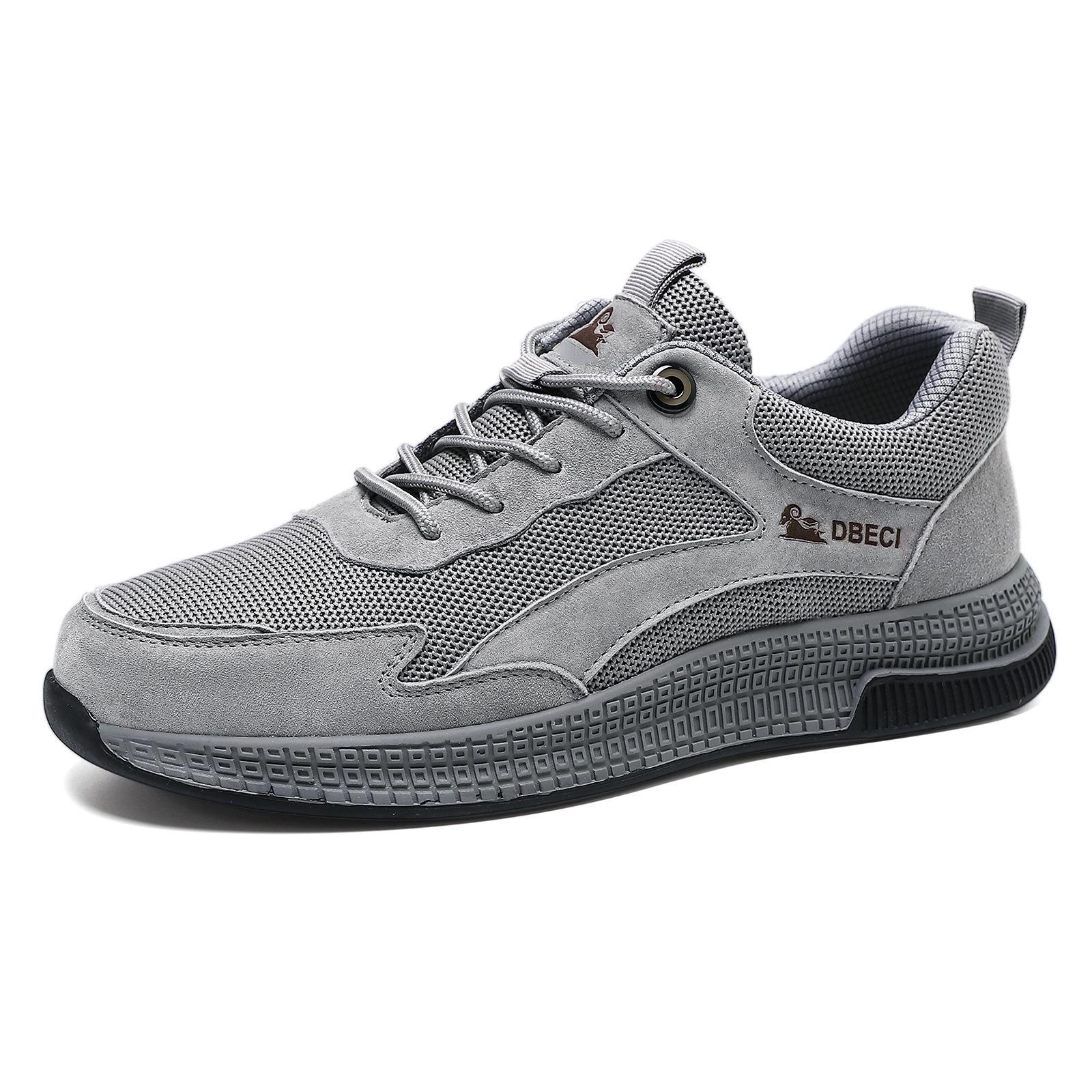 Men s Trendy Outdoor Casual Leather Mesh Shoes - Breathable, Versatile, & Large Sizes Available 42