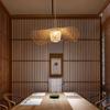 Chinese Style Bamboo Pendant Lights Creative Tatami Lights Lamp for Dining Room Restaurant Hanglamp E27 Suspension Luminaire