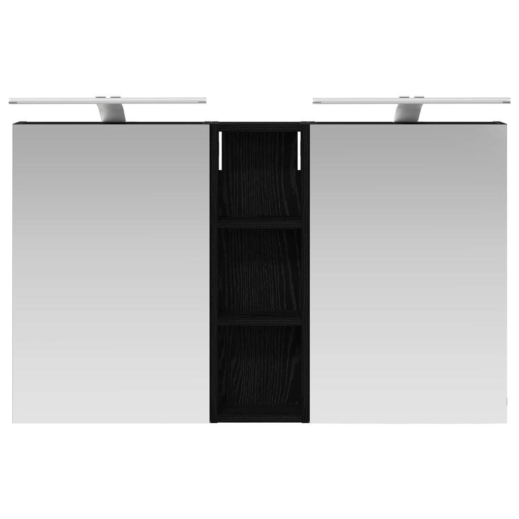 Bathroom Cabinet Set 3 Pcs 100 X 10.5 X 60.5 Cm Engineered Wood