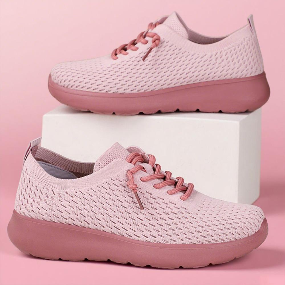 Shoes Women's Shoes Versatile New Soft-soled Casual Single Shoes Fashion Trend Mesh Breathable Couple Sports Shoes
