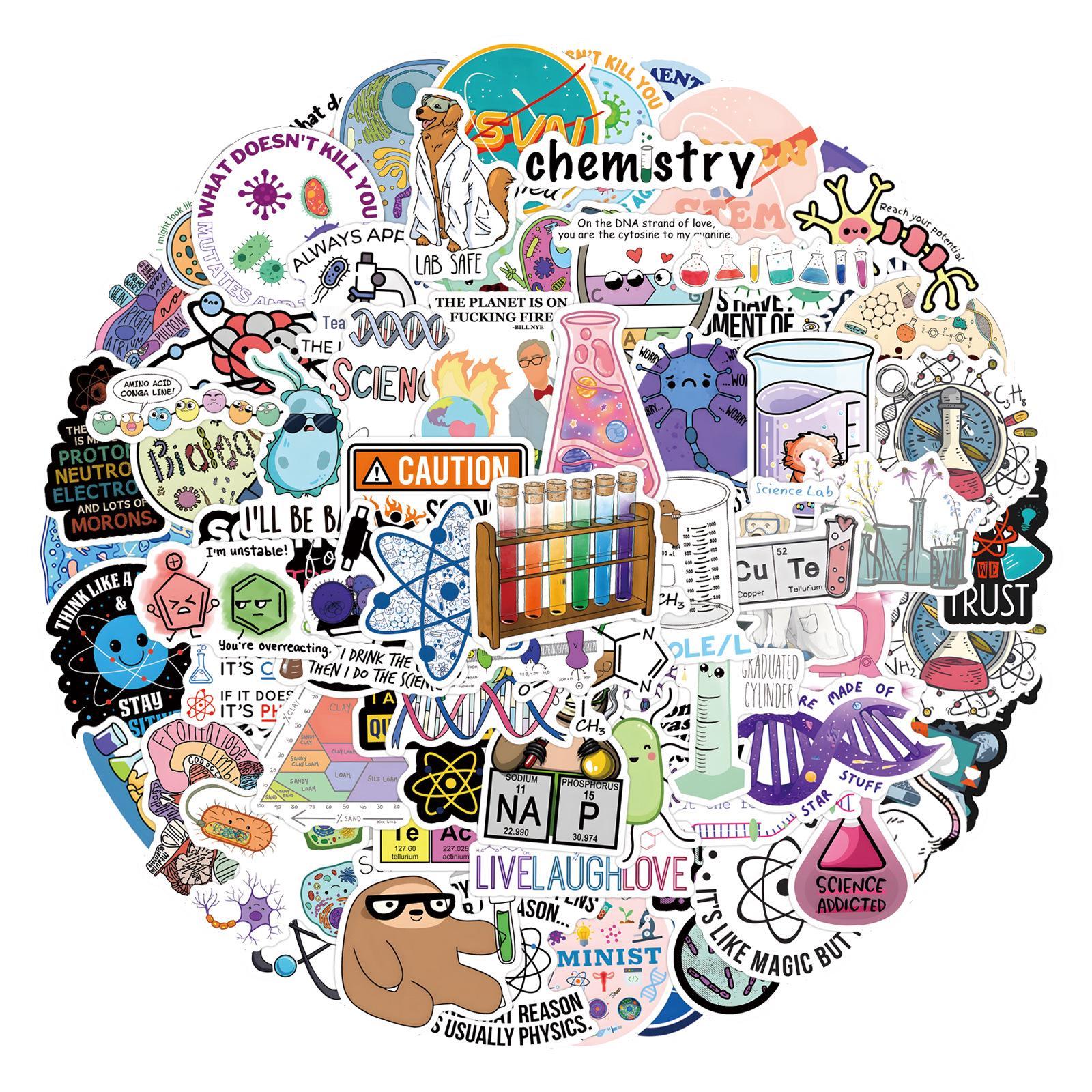 110 Cross-Border Biology Cartoon Graffiti DIY Notebook Stickers