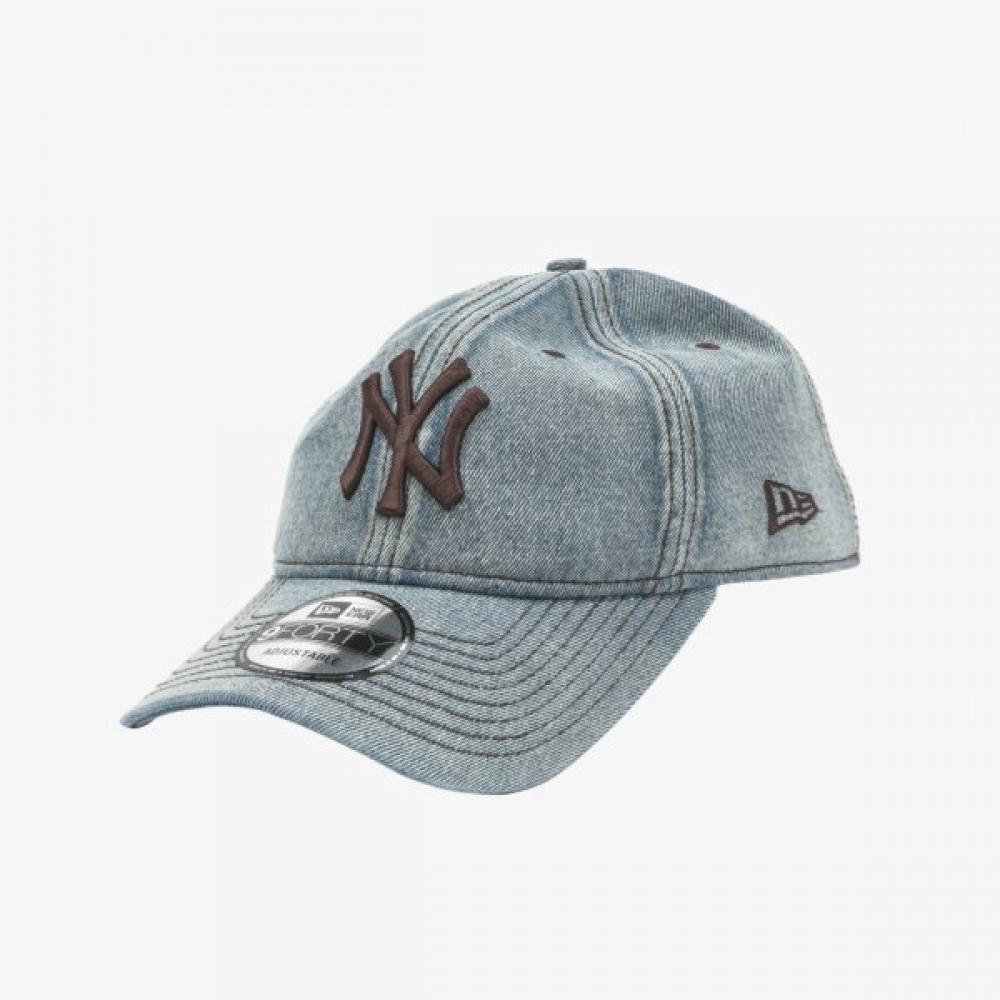 New Era Mlb New York YankeeS Denim SerieS UnStructured Ball Cap Light Blue 14561855 S
