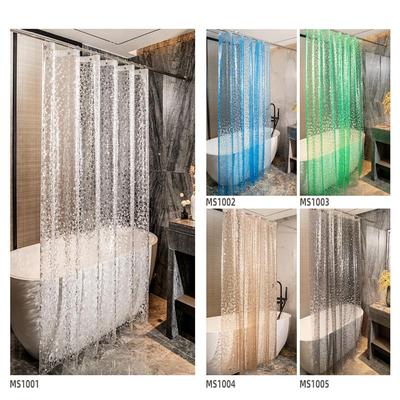 In-Stock 3D PEVA Waterproof Mildew-Resistant Thick Shower Curtain for Bathroom Partition