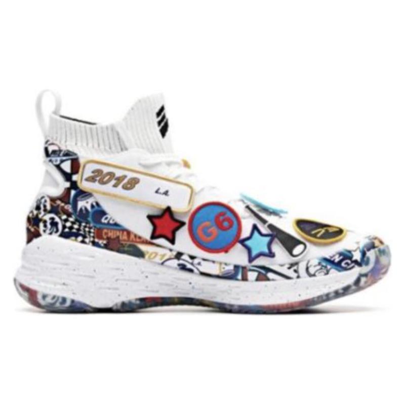 Anta KT4 KT ALL STAR Cushioning Anti-Slip And Wear-Resistant High-Top Performance Basketball Shoes Men's White Sneakers 912311101S-1